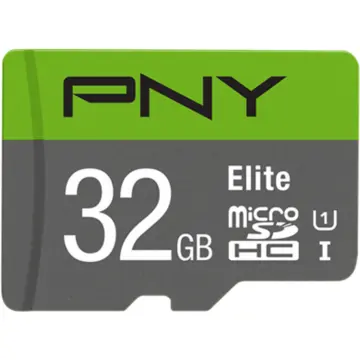 PNY Card memorie PNY MicroSDHC Elite, 32GB P-SDU32GU185GW-GE