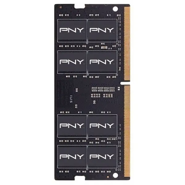 PNY Memorie RAM PNY, 16GB, DDR4, 2666 MHz, SO-DIMM, MN16GSD42666-SB, Negru