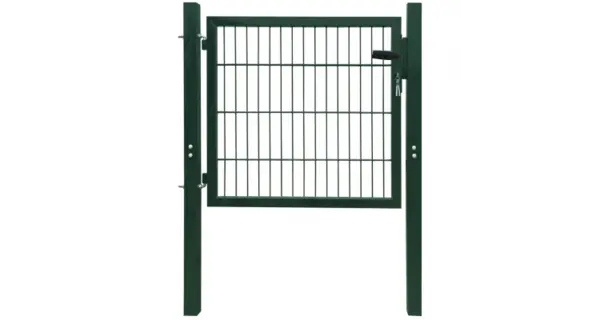 Poarta 2D pentru gard (simpla) 106 x 130 cm, verde