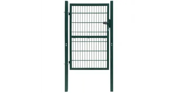 Poarta 2D pentru gard (simpla) 106 x 230 cm, verde