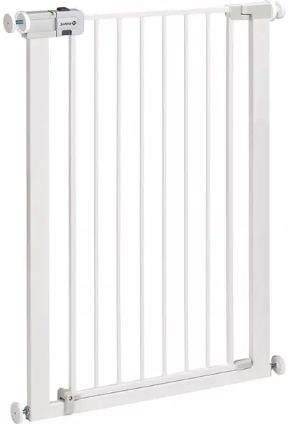 Poarta de siguranta, din metal, universala, inalta, pentru usi, Safety 1st, Alba