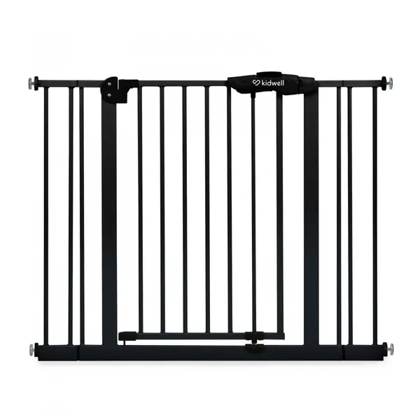 Poarta de siguranta Kidwell Guarda din otel, functie auto close, 75-104 cm, Negru