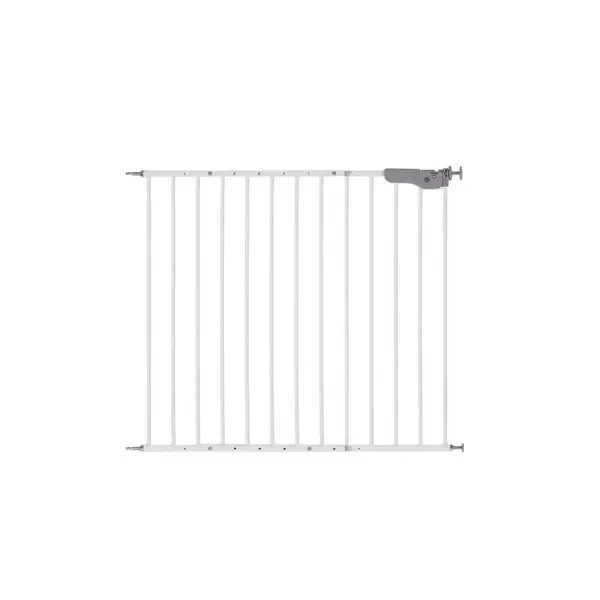 Poarta extensibila montaj pe perete S-Gate 73-110cm Metal alb Active-Lock 46115, 1 bucata, Reer