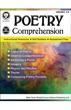 Poetry Comprehension, Grades 6 - 8 - Schyrlet Cameron