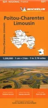 Poitou-Charentes - Michelin Regional Map 521, Sheet Map/***