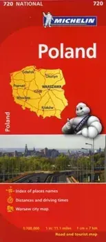 Poland - Michelin National Map 720. 9th Edition, Sheet Map/***