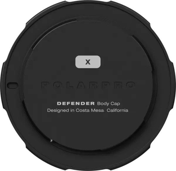 PolarPro Body Cap Fuji X Mount Black