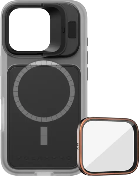 PolarPro Kit - LiteChaser iPhone 16 Pro Base Case Clear + UV Filter