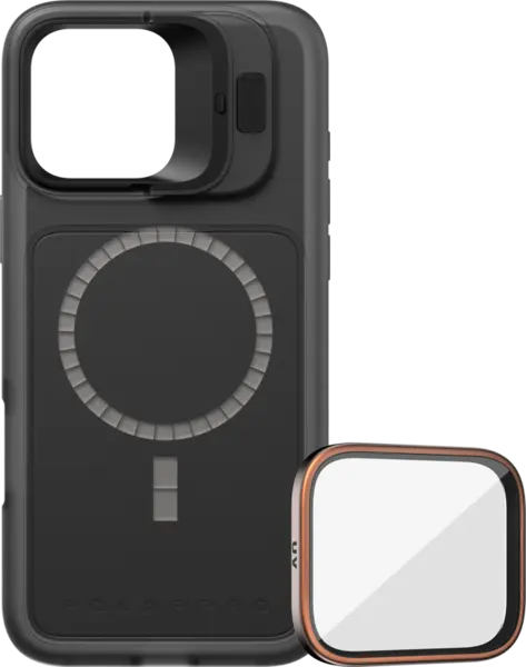 PolarPro Kit - LiteChaser iPhone 16 Pro Max Base Case Black + UV Filter