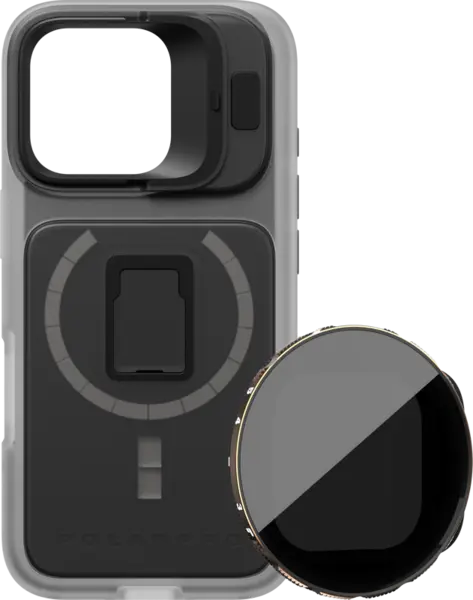 PolarPro Kit - LiteChaser iPhone 16 Pro Pro Case Clear +VND 3-5 Filter