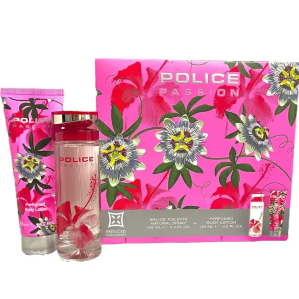 Police Passion Set cadou pentru Femei Volum 100 ml EDT + 125 ml Lotune de corp