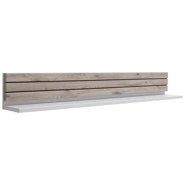 Poliță De Perete 150/21/20 cm, gri, culoare lemn stejar