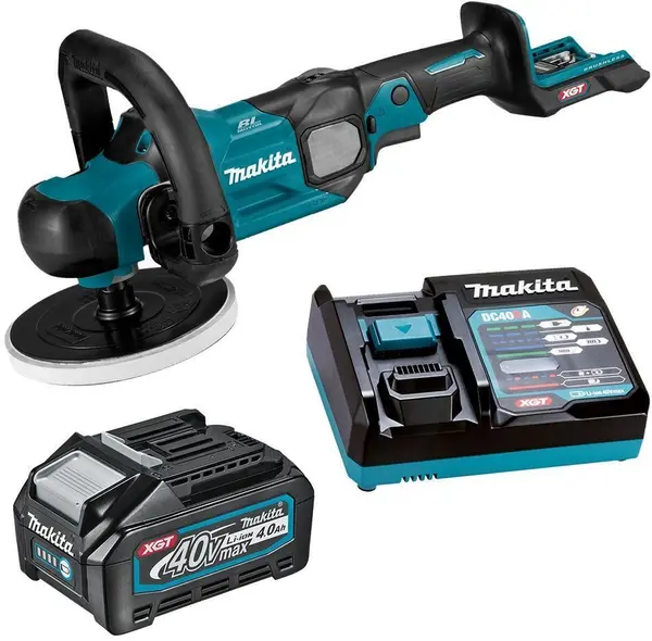 Polizor cu acumulator Makita - PV001GM101, 40V XGT, ∅165 mm, 4 Ah