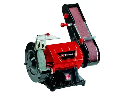 Polizor cu banda si slefuitor de banc Einhell TC-US 350, 185 W, 220 V, 2980 RPM, 150 mm diametru piatra