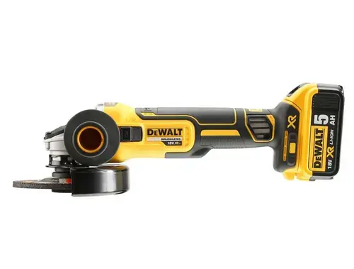 Polizor unghiular, Dewalt, Li-Ion, 18V, 125mm, acumulator 5.0 Ah