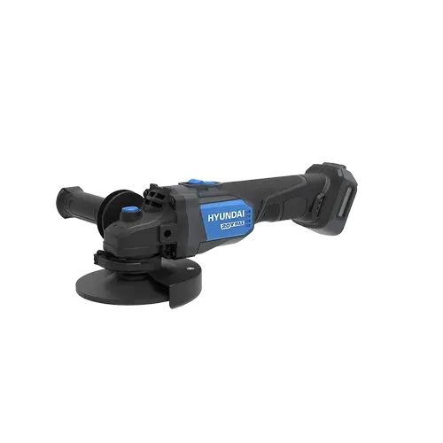 Polizor unghiular Hyundai AG20X-125, 125mm, 8500rpm, fara acumulator (Albastru/Negru)