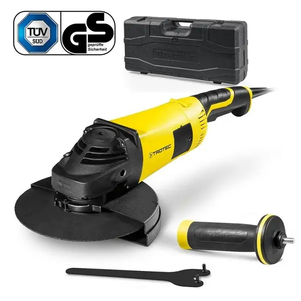 Polizor unghiular PAGS 10-230, Maner Softgrip, Putere motor 2000W, Cap angrenaj aluminiu