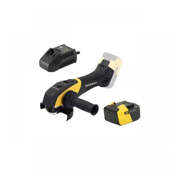 Polizor unghiular Peugeot, 125 mm, 1x18V, 5.0Ah, 7000rpm, tip KIT-EnergyGrind-18VBL