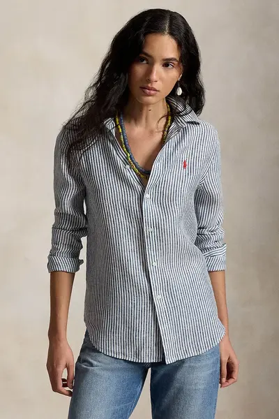 Polo Ralph Lauren cămașă pentru femei din bumbac