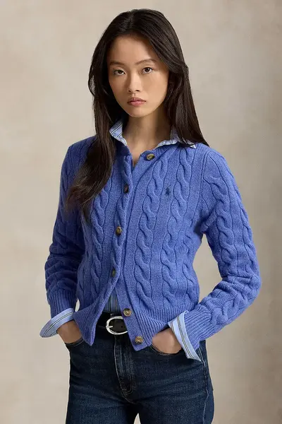 Polo Ralph Lauren cardigan pentru femei din lână