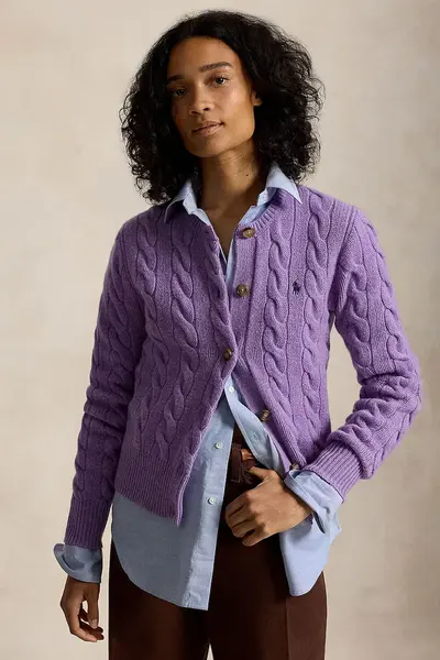 Polo Ralph Lauren cardigan pentru femei din lână