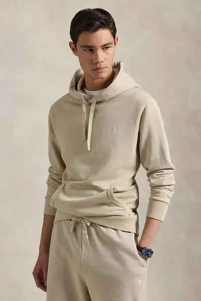 Polo Ralph Lauren hanorac cu glugă bărbătesc din bumbac