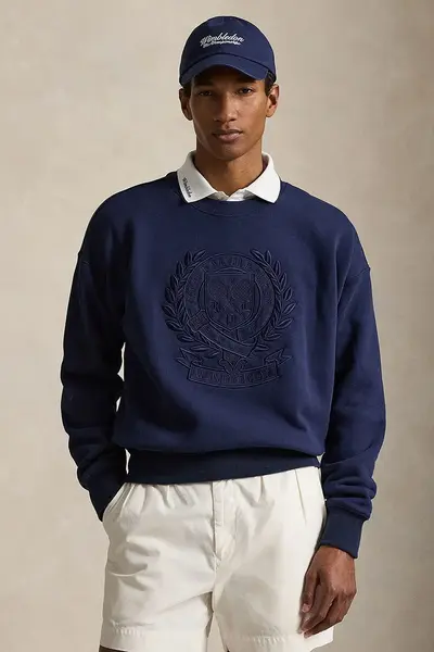 Polo Ralph Lauren hanorac pentru bărbați din bumbac Wimbledon