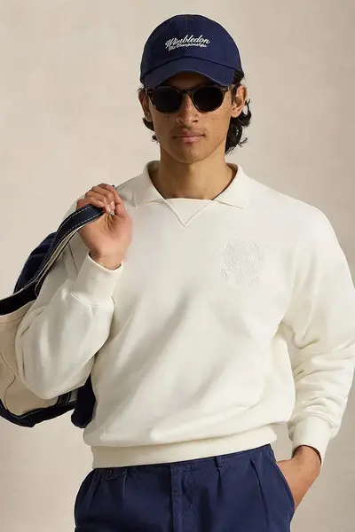 Polo Ralph Lauren hanorac pentru bărbați din bumbac Wimbledon