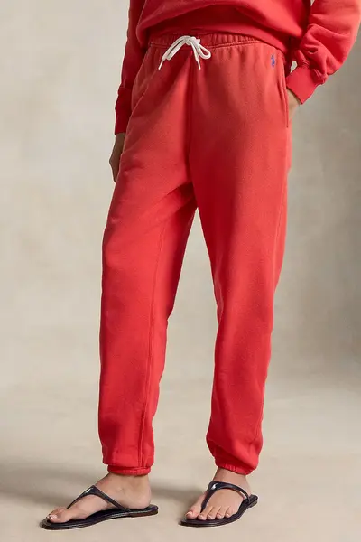 Polo Ralph Lauren pantaloni de trening pentru femei, cu bumbac