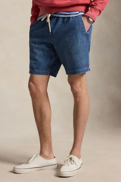 Polo Ralph Lauren pantaloni scurți de trening pentru bărbați din denim