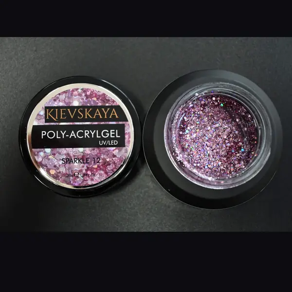 Poly-Acrylgel Sparkle Kievskaya 30gr-SPARKLE12 - SPARKLE12 - Everin.ro