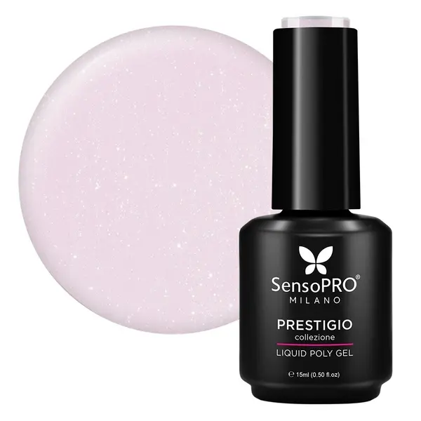 Polygel Lichid SensoPRO Milano PRESTIGIO, Satin Dreams, 15ml