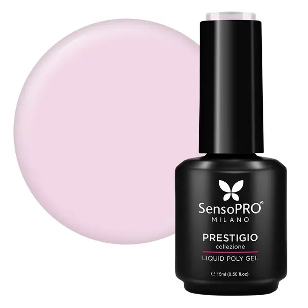 Polygel Lichid SensoPRO Milano PRESTIGIO, Velvet Nectar, 15ml
