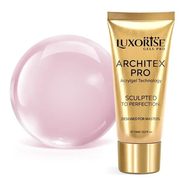 Polygel LUXORISE ARCHITEX PRO - Atelier Rosé Collection, Rose Canvas, 15ml