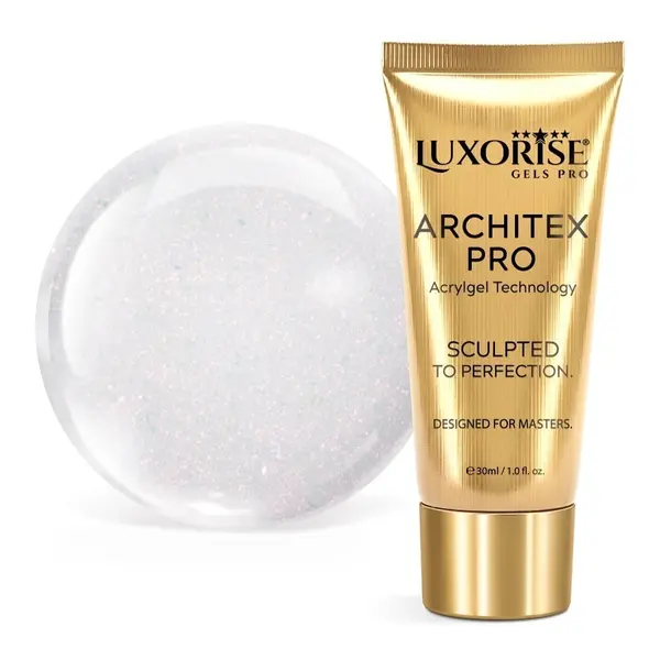 Polygel LUXORISE ARCHITEX PRO - Divine Sheen Collection, Angel Veil, 30ml