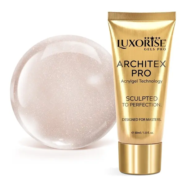 Polygel LUXORISE ARCHITEX PRO - Divine Sheen Collection, Moonlight Glow, 30ml