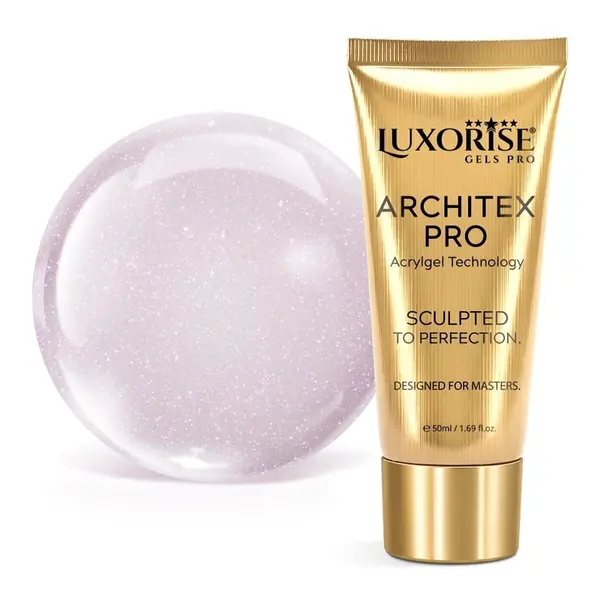 Polygel LUXORISE ARCHITEX PRO - Intense Elegance Collection, Bordeaux Gem, 50ml