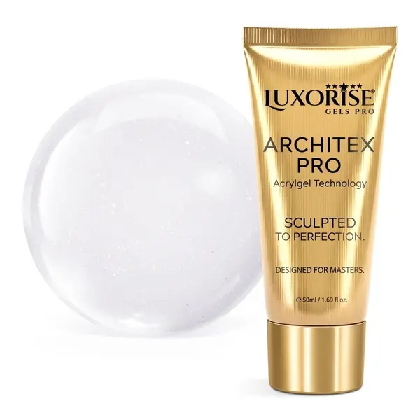 Polygel LUXORISE ARCHITEX PRO - Pure Perfection Collection, Milky Pearl, 50ml
