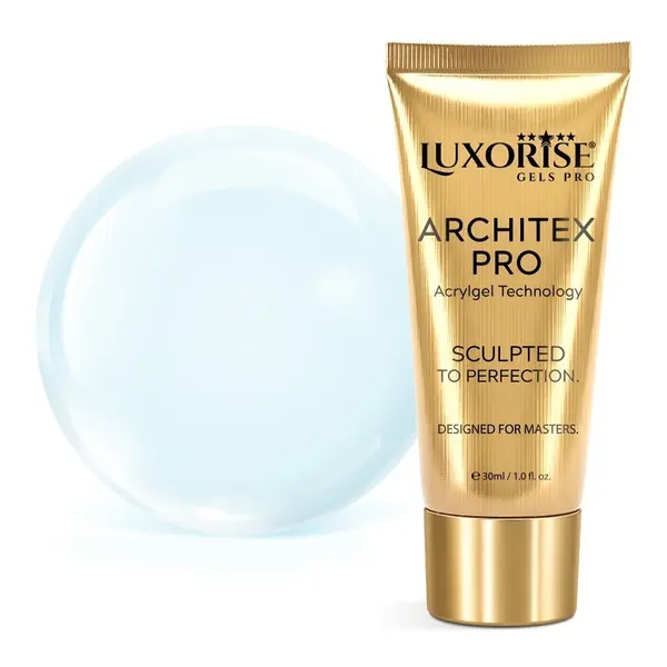 Polygel LUXORISE ARCHITEX PRO - Rare Sensations Collection, Azure Silk, 30ml