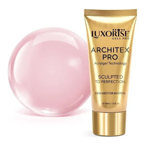 Polygel LUXORISE ARCHITEX PRO - Sculpted Nude Collection, Divine Blush, 30ml