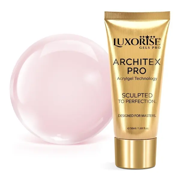 Polygel LUXORISE ARCHITEX PRO - Sculpted Nude Collection, Peachy Choice, 50ml