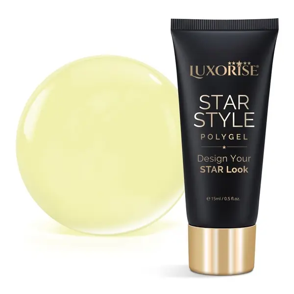 Polygel LUXORISE STAR STYLE - STAR DREAM Collection, Solar Rush, 15ml