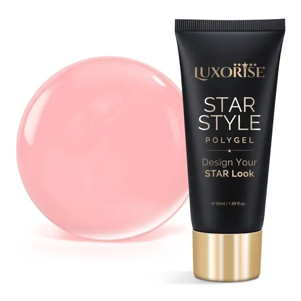 Polygel LUXORISE STAR STYLE - STAR ICON Collection, Coral Pink, 50ml
