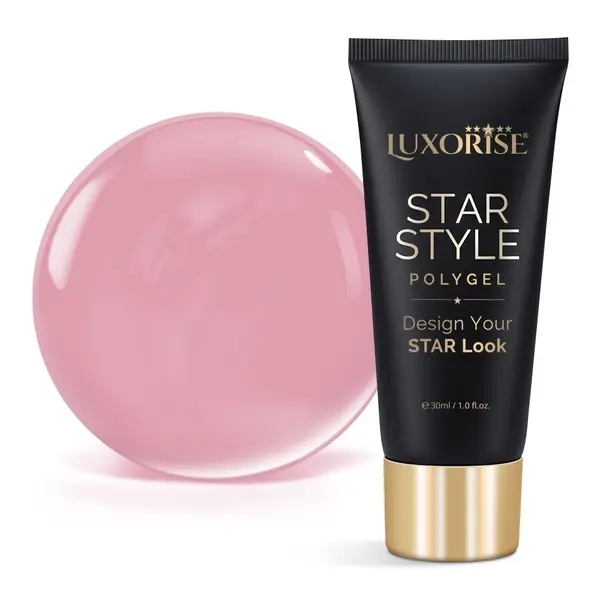Polygel LUXORISE STAR STYLE - STAR NUDE Collection, Nude Hero, 30ml