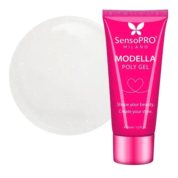 Polygel MODELLA SensoPRO Milano - Ivory Pearl, 30ml