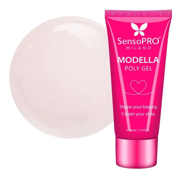 Polygel MODELLA SensoPRO Milano - Nude Rosé, 30ml