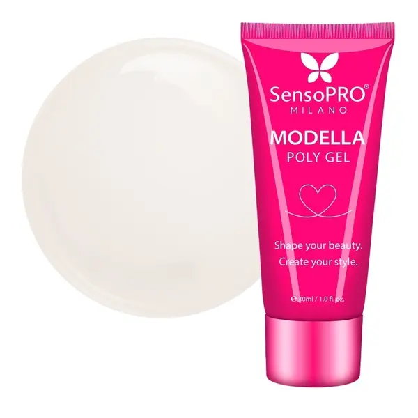 Polygel MODELLA SensoPRO Milano - Peach Cream, 30ml