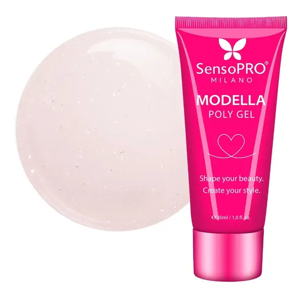 Polygel MODELLA SensoPRO Milano - Peach Elegance, 30ml