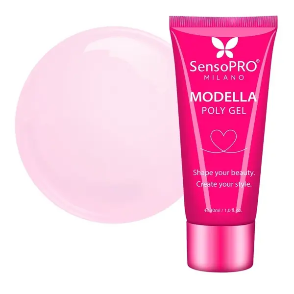 Polygel MODELLA SensoPRO Milano - Rose Mauve, 30ml