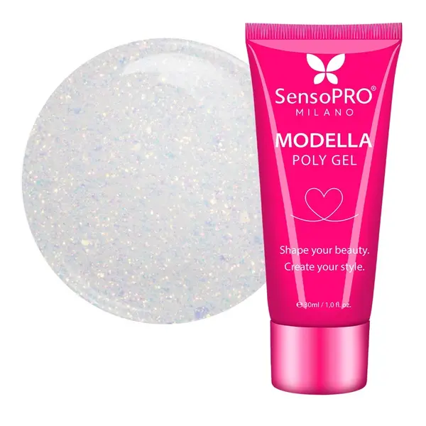 Polygel MODELLA SensoPRO Milano - Sand Gleam, 30ml